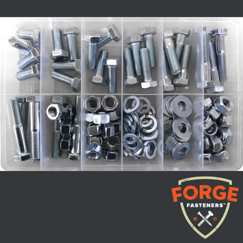 KIT BOLT/NUT/WASHER 8.8 ZP M14